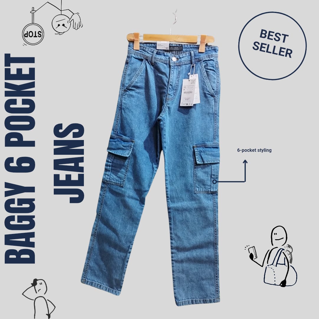 Baggy Jeans six Pocket