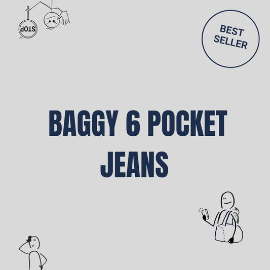 Baggy jeans six pocket